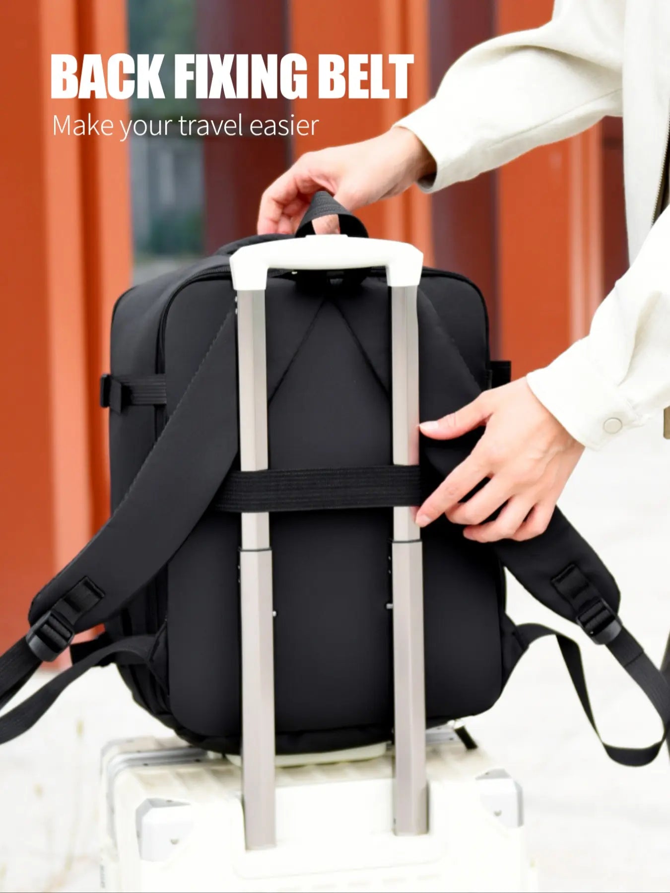Ryanair Cabin Bags 40X30X20, Large Capacity Duffel Weekender Bag, Casual Plain Design, Ideal for All Seasons & Business Use, Casual Travel Backpack
